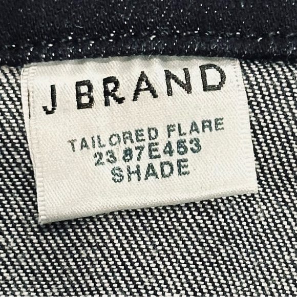 👖🏢 J BRAND Tailored Flare Jeans | Black Raw Hem | Mid-Rise Women’s 26‎ - Picture 3 of 4